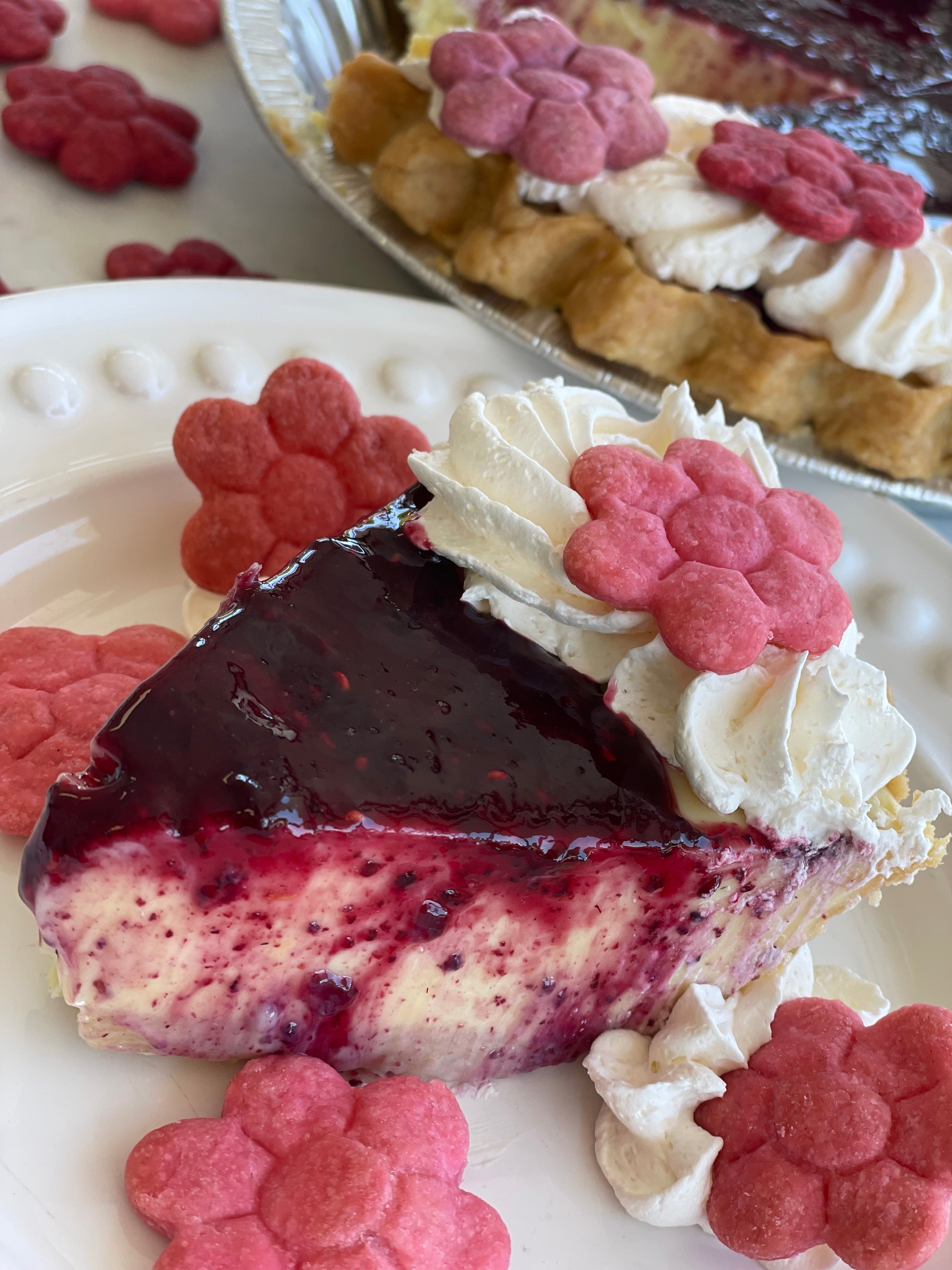 Lemon with Homemade Raspberry Glaze