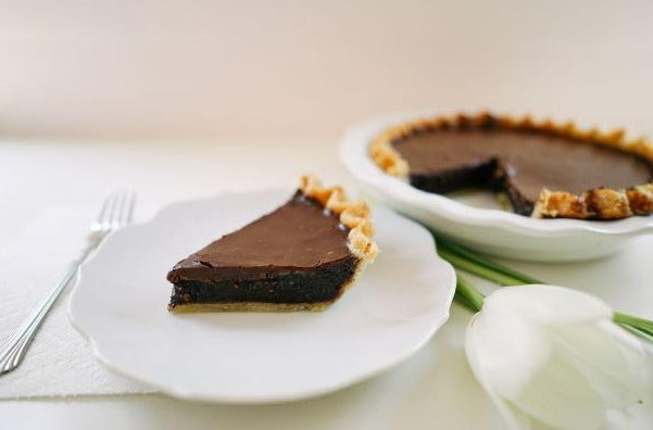 Ganache Chocolate Chess Pie Slice Pie Company Blue Ribbon Winning